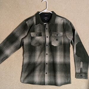 Roark Nordsman Long Sleeve Flannel - Military Green, Medium